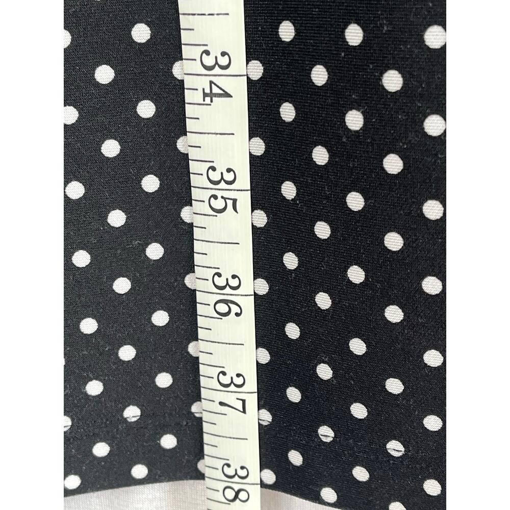 Tiana B sleeveless polka dot midi dress black/yellow/white, size 12, EUC - Picture 6 of 8